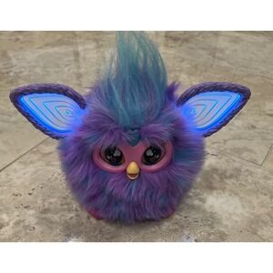 Furby Blue Purple Talking Plush Interactive Electronic Toy 2023‎ Hasbro